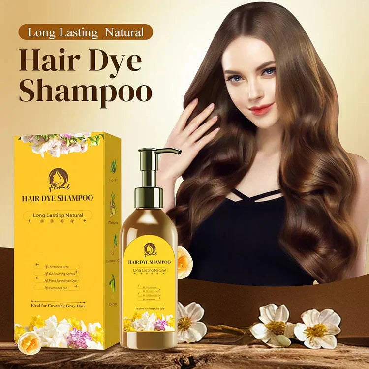 ✨Japanese Long Lasting Natural Hair Dye Shampoo ✨ Buy 1 Bottle 🧴 Get 2 Bottle FREE 🧴